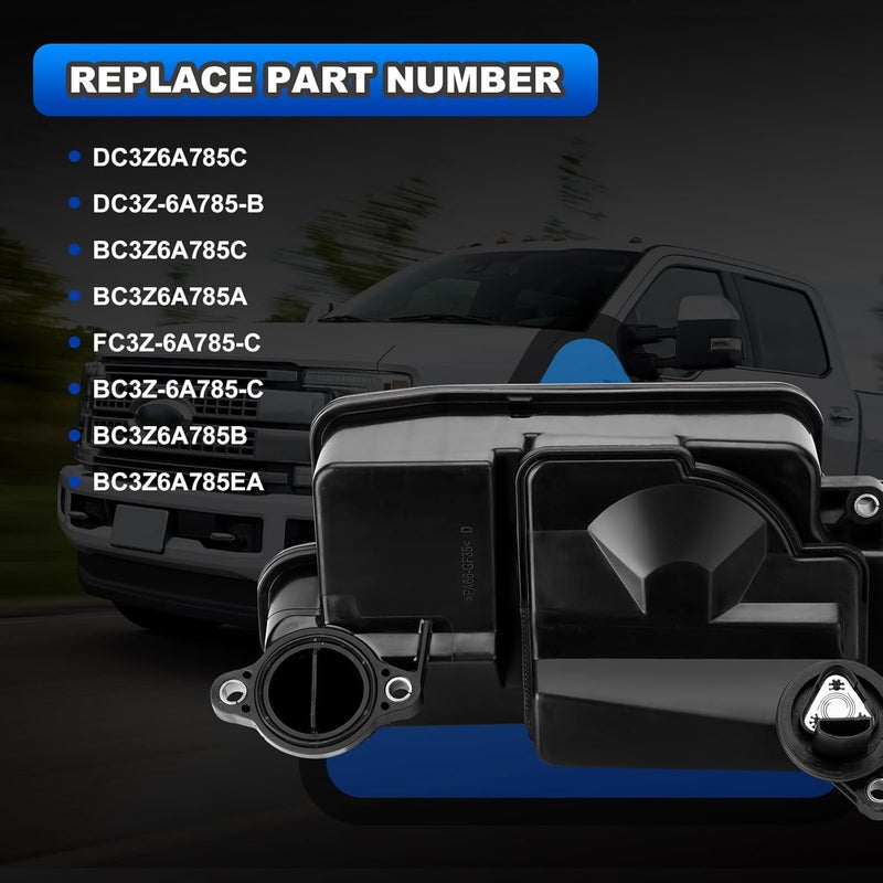 AUTOBABA DC3Z6A785C Oil Separator Assembly Compatible with 2011 2012 2013 2014 2015 2016 Ford F250 F350 F450 F550 Super Duty 6.7L Powerstroke Diesel PCV CCV Vent Valve Engine Crankcase Replace# DC3Z-6A785-C - Image 4